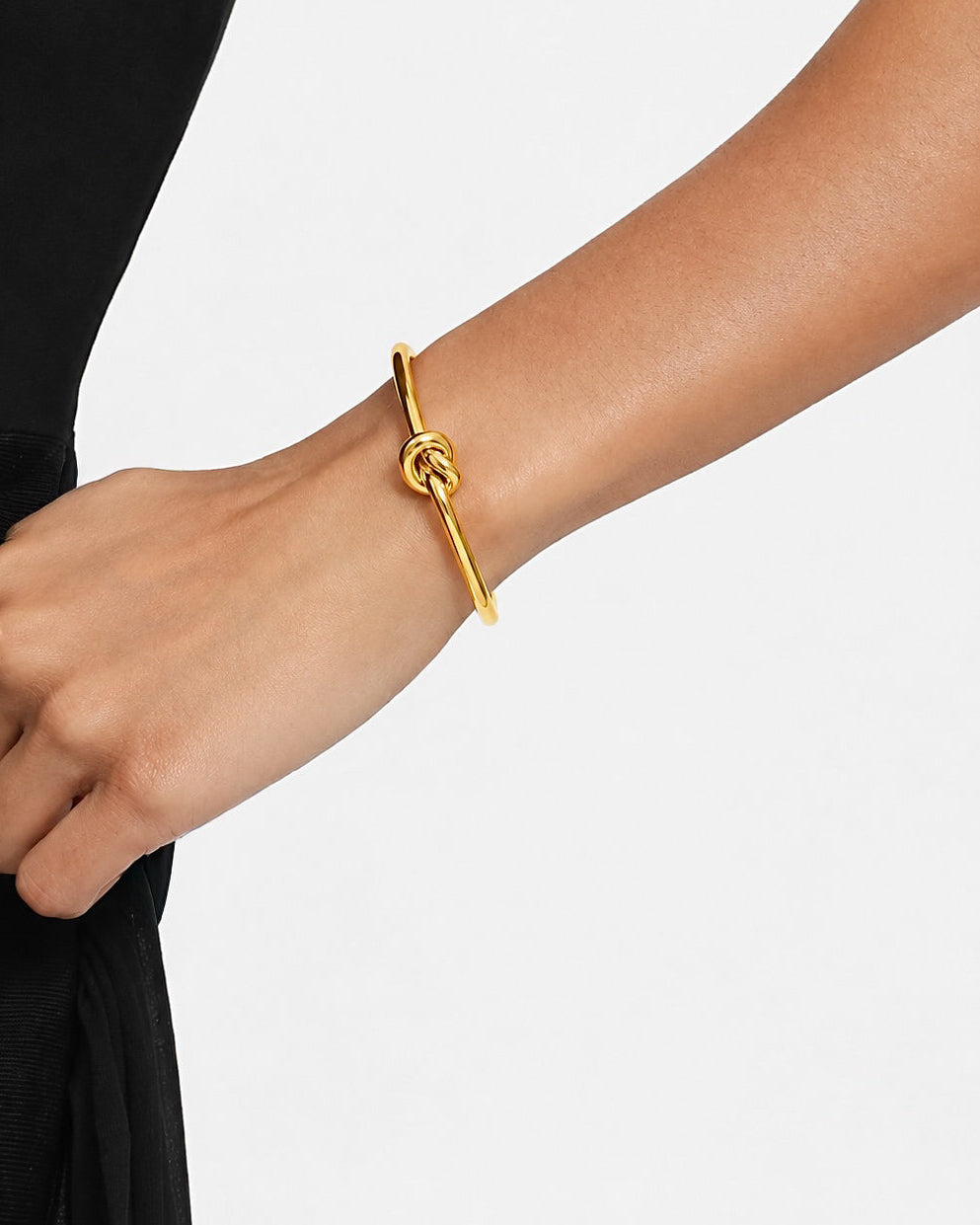 Knot Bangle Marina Blanche