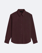 Classic Shirt in Cotton Poplin Marina Blanche