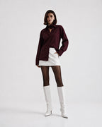 Classic Shirt in Cotton Poplin Marina Blanche