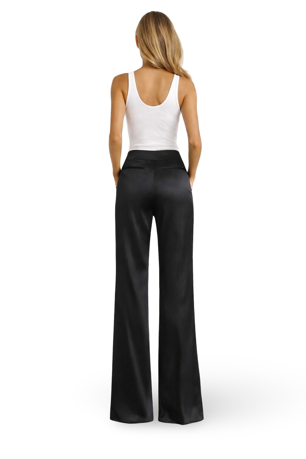 Luisa Satin Trousers