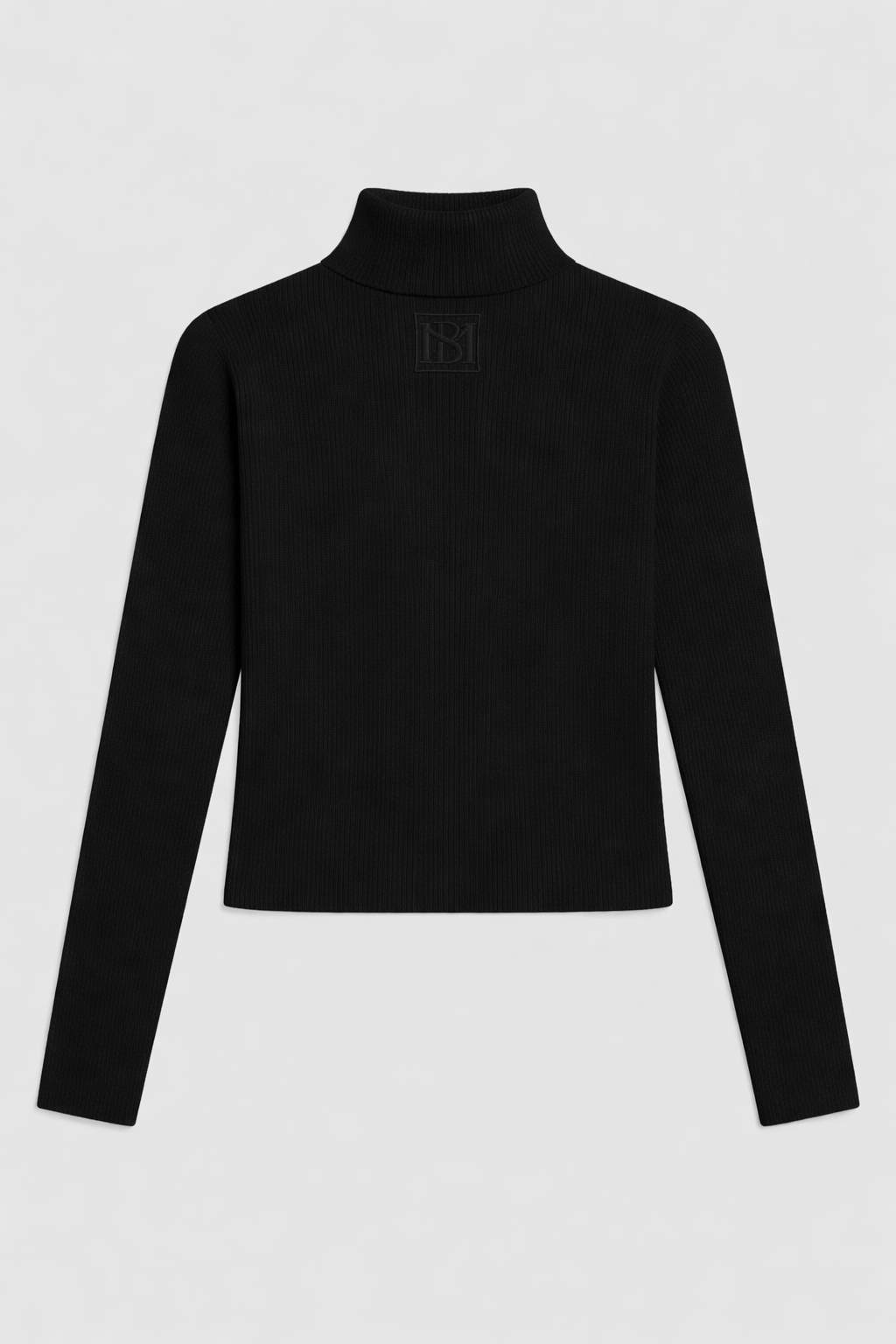 Colette Casein Rib High-Neck Marina Blanche