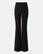High-Waisted Front Slits Trousers Marina Blanche
