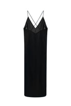 Slip-in Satin Dress Marina Blanche
