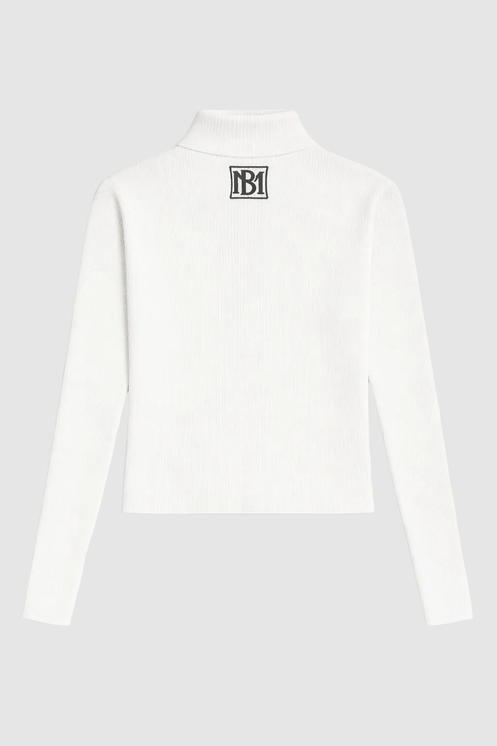 Colette Casein Rib High-Neck Marina Blanche