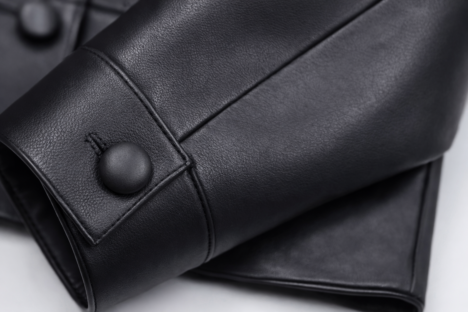 Leather Cropped Jacket