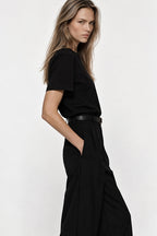 Classic T-Shirt in Cotton Marina Blanche