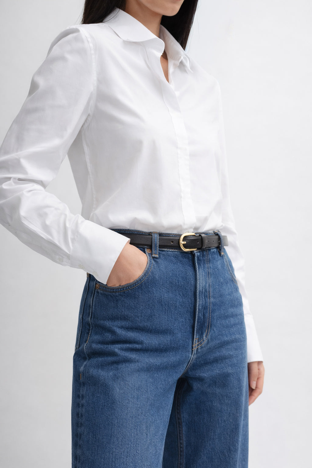 Cotton Skirt Marina Blanche