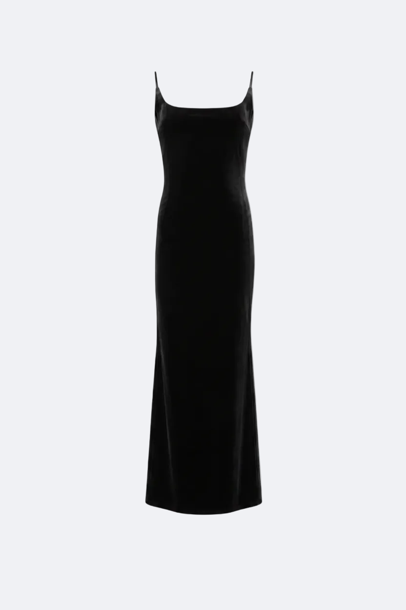 Dress velvet Marina Blanche