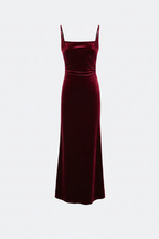 Dress velvet Marina Blanche