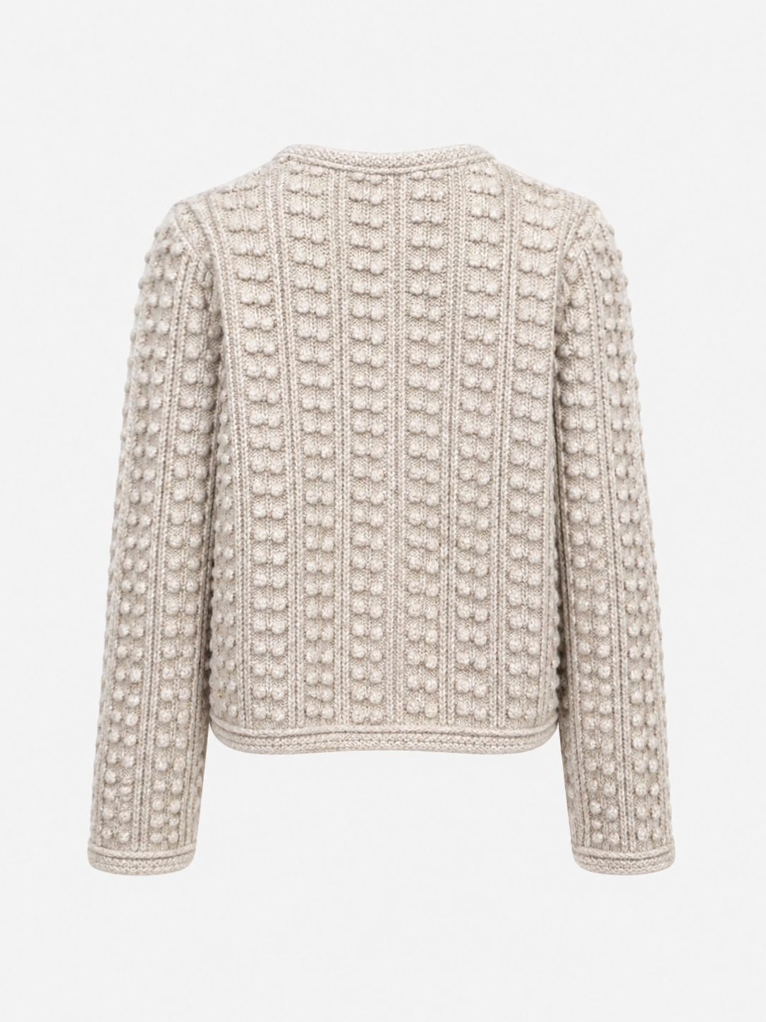 Jacket in Cashmere and Silk Marina Blanche