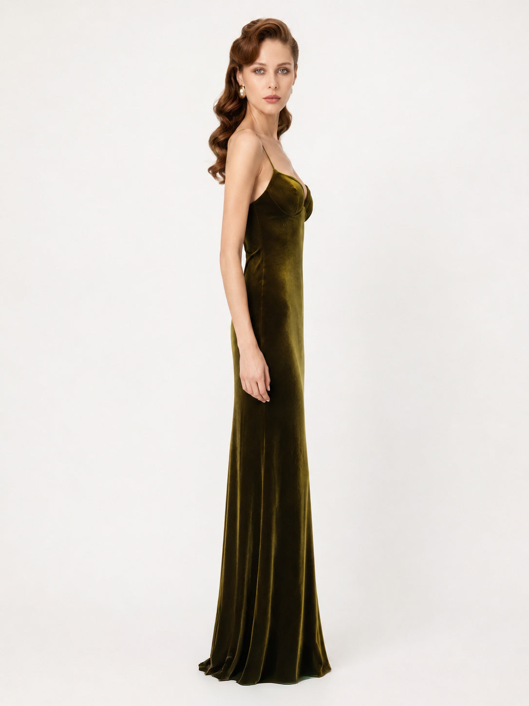 Velvet dress Marina Blanche