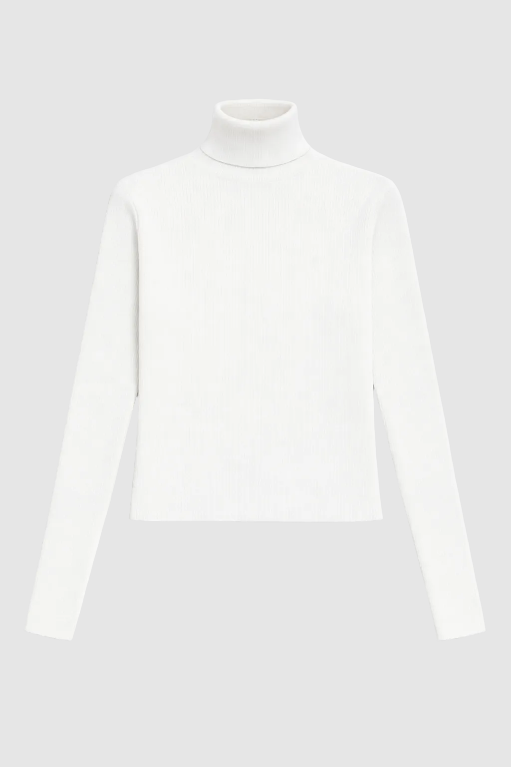 Colette Casein Rib High-Neck Marina Blanche