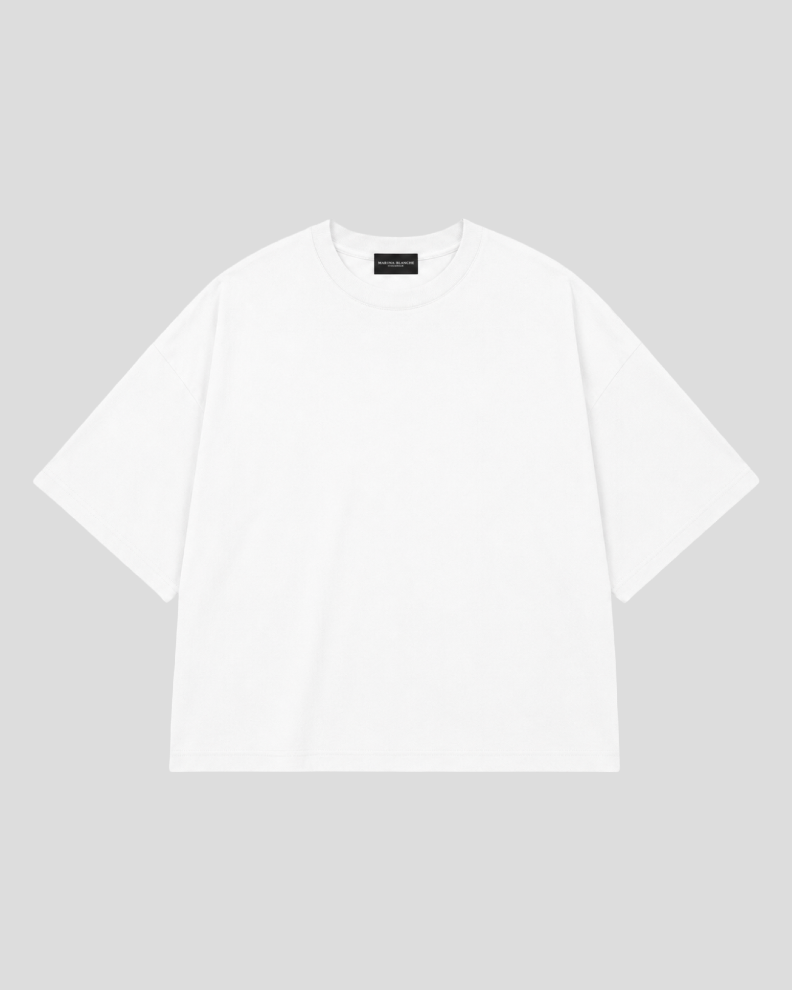 Oversized cotton poplin Marina Blanche