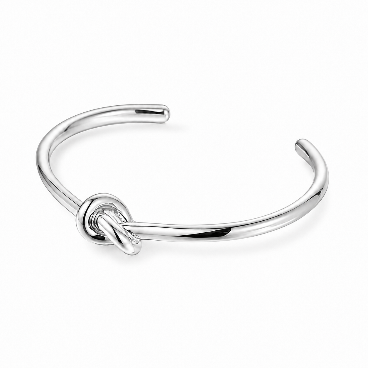 Knot Bangle Marina Blanche