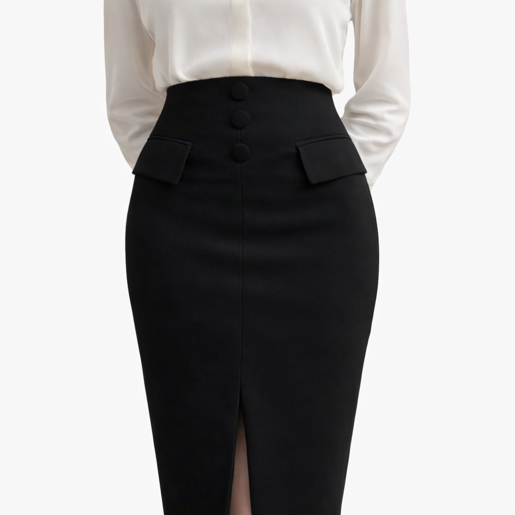 Tailored Midi Skirt