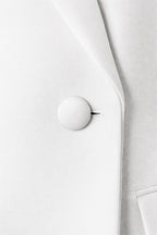 Scarf-Detail Tailored Blazer