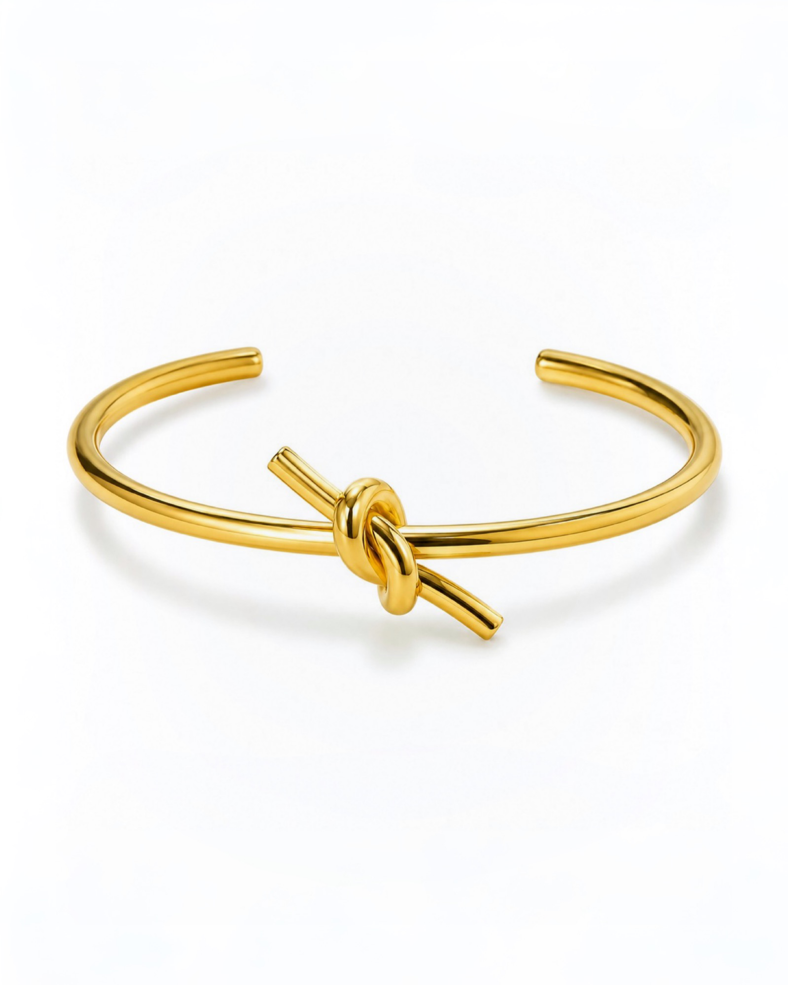 Tie Knot Bangle Marina Blanche