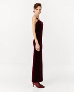 Dress velvet Marina Blanche