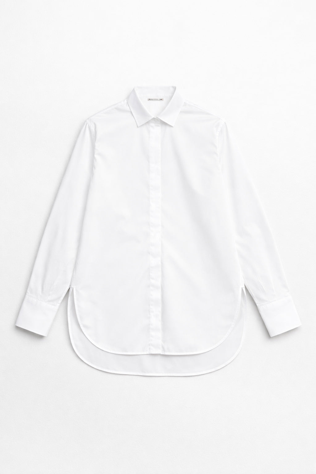 Cotton-Poplin Shirt Marina Blanche