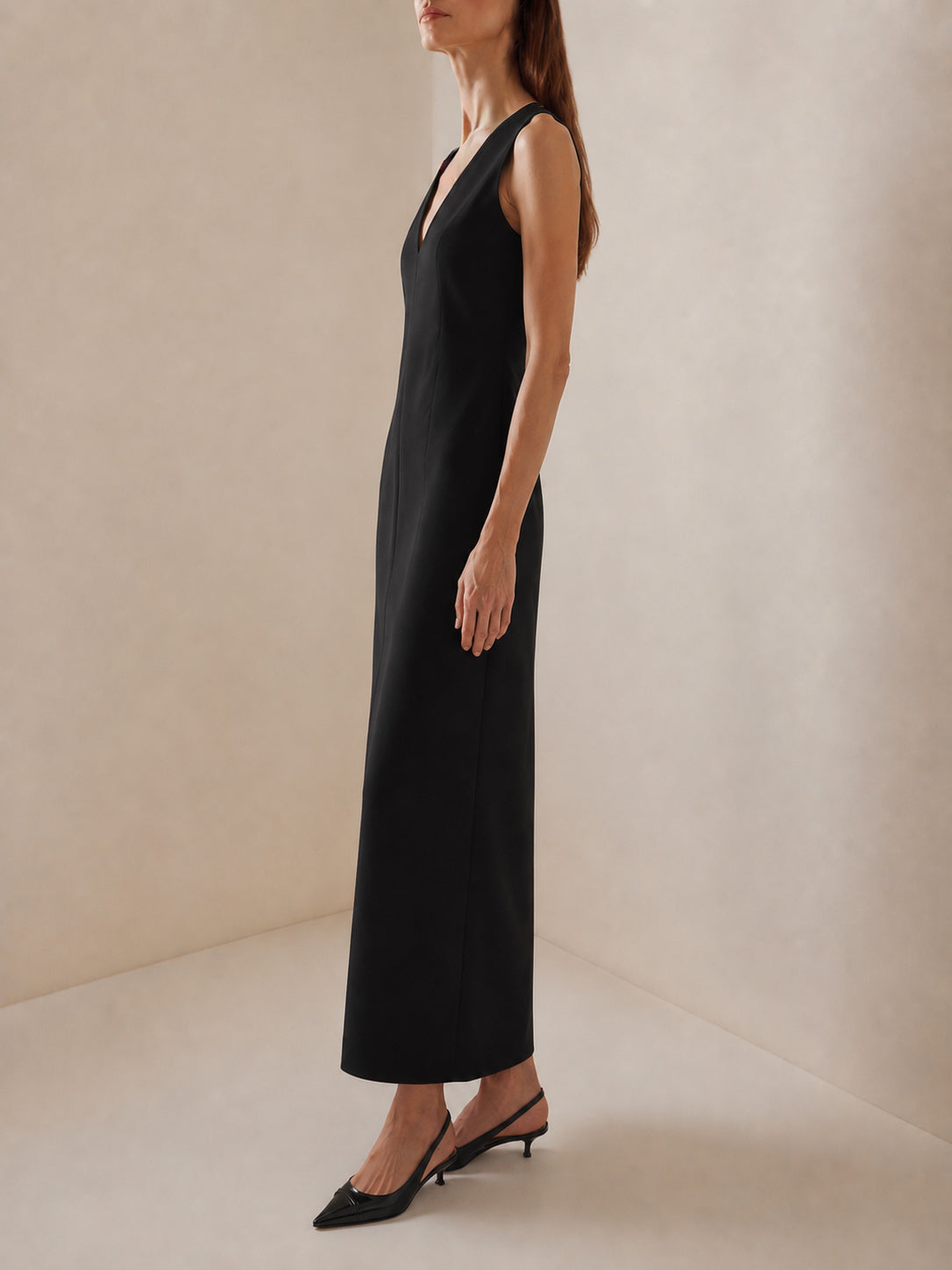 Dress Wool and viscose Marina Blanche