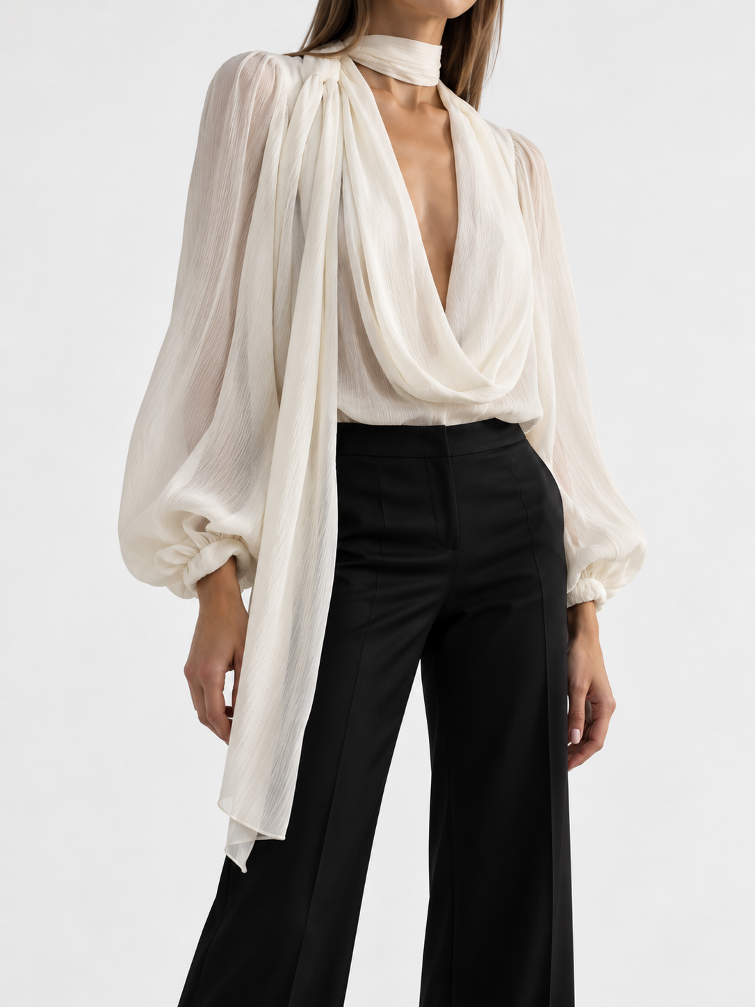 Blus Marina Blanche