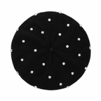 Crystal-Embellished Beret Marina Blanche
