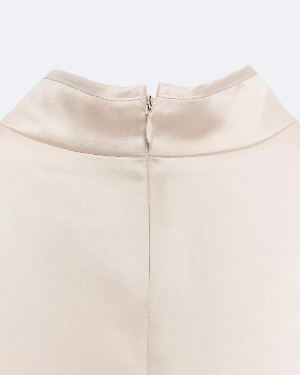 Darla Mini Satin Dress Marina Blanche