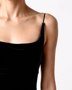 Dress velvet Marina Blanche