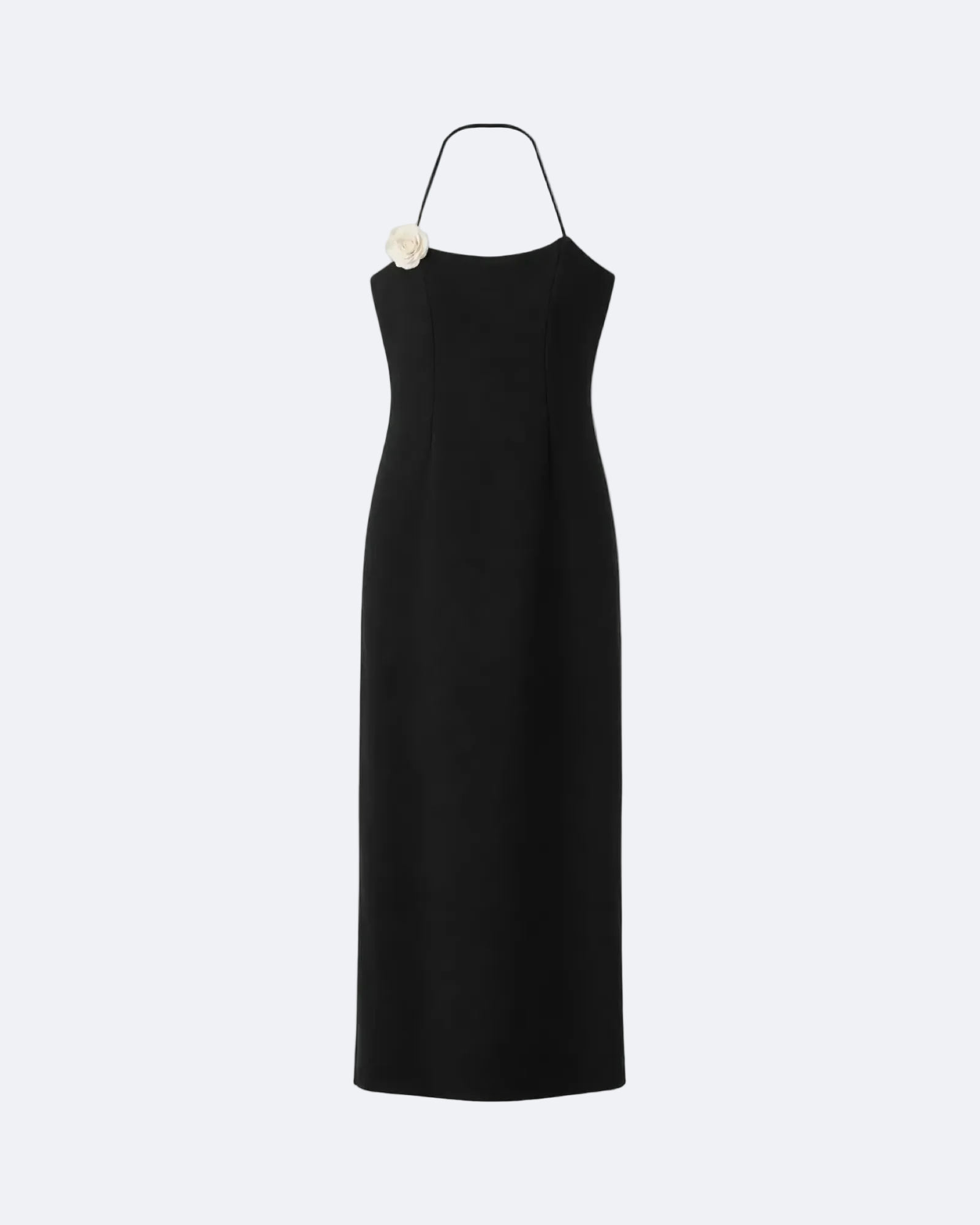 Darla Halterneck Dress Marina Blanche