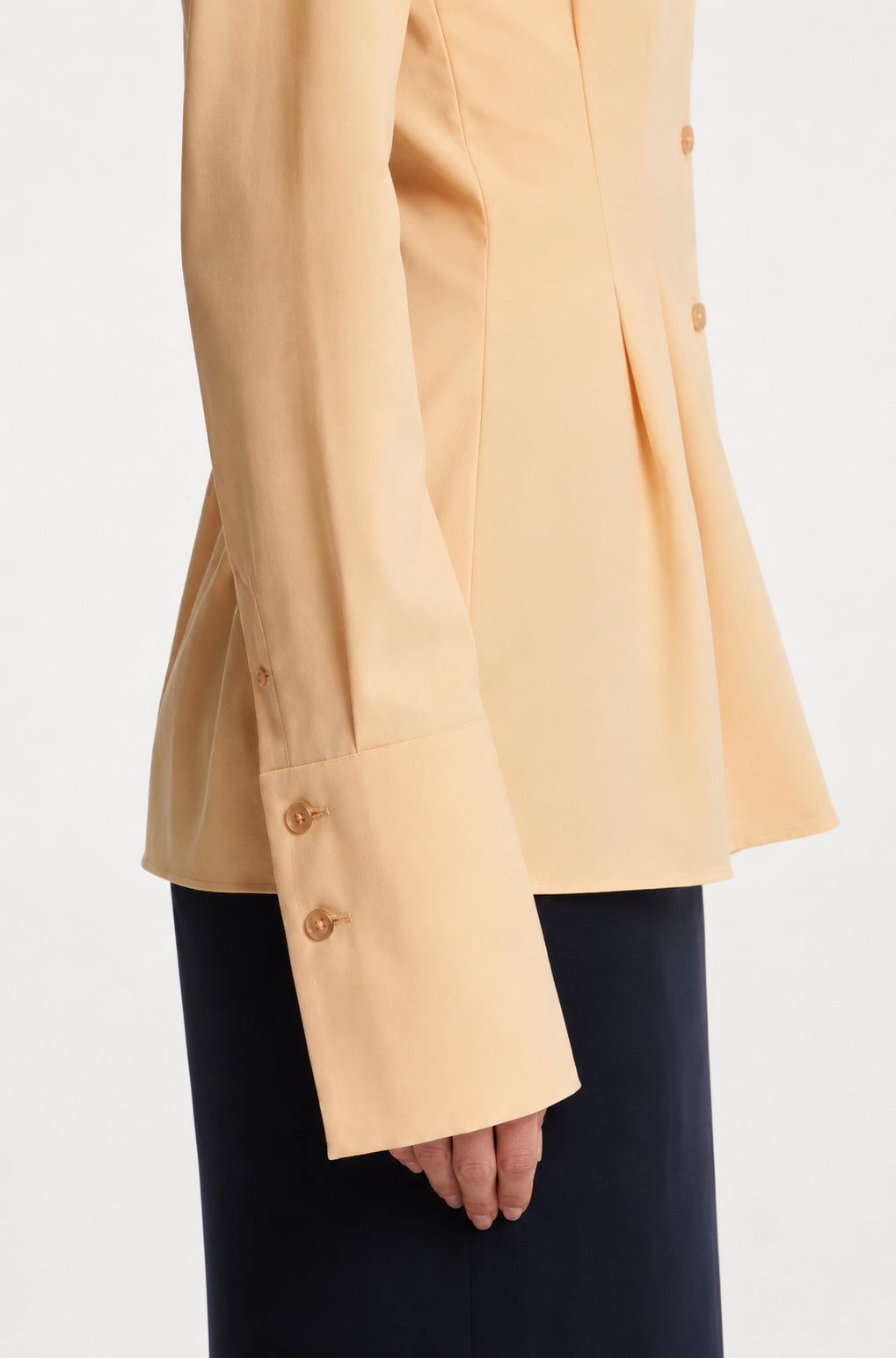 Classic Tailored Shirt Marina Blanche