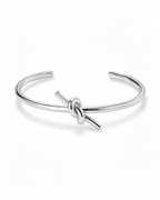 Tie Knot Bangle Marina Blanche