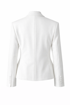 Scarf-Detail Tailored Blazer