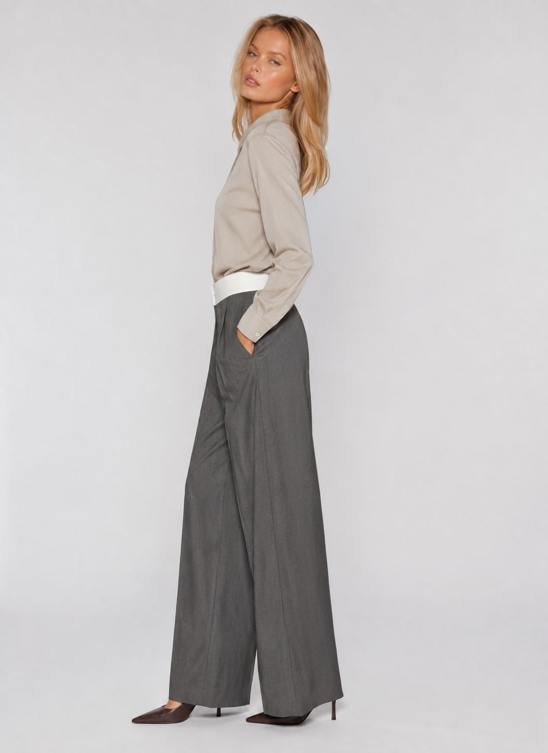 Wool and mohair Marina Blanche