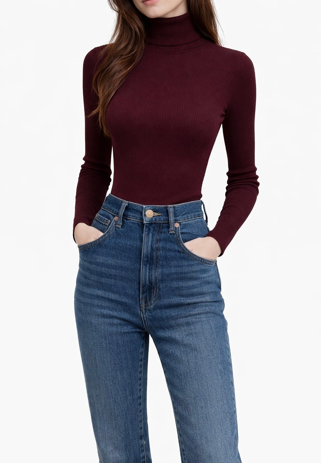 Colette Casein Rib High-Neck