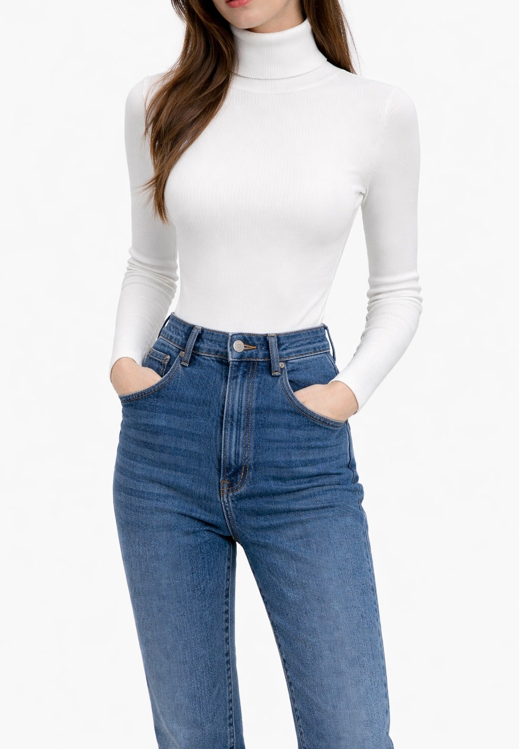 Colette Casein Rib High-Neck