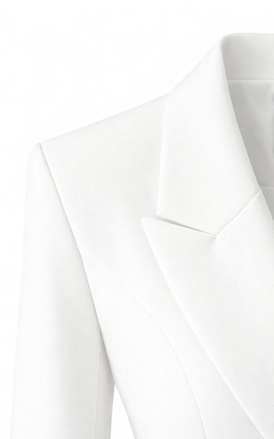 Scarf-Detail Tailored Blazer