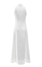 Asymmetric Silk Blend Dress