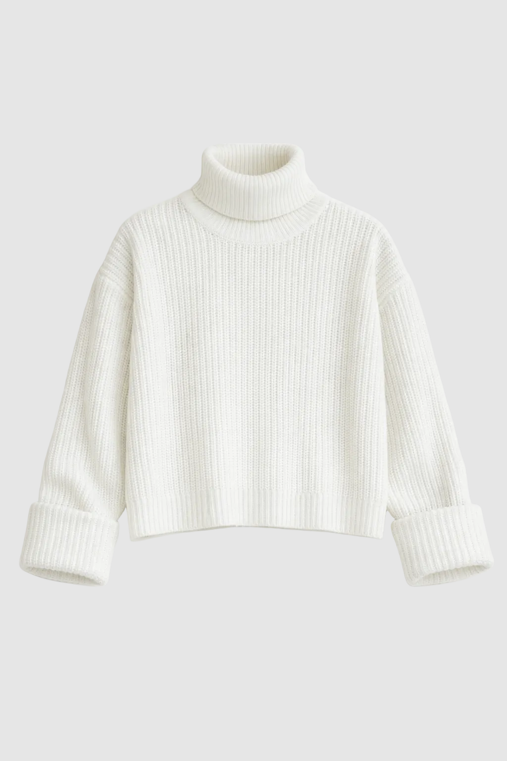 Merino Wool Knit Marina Blanche