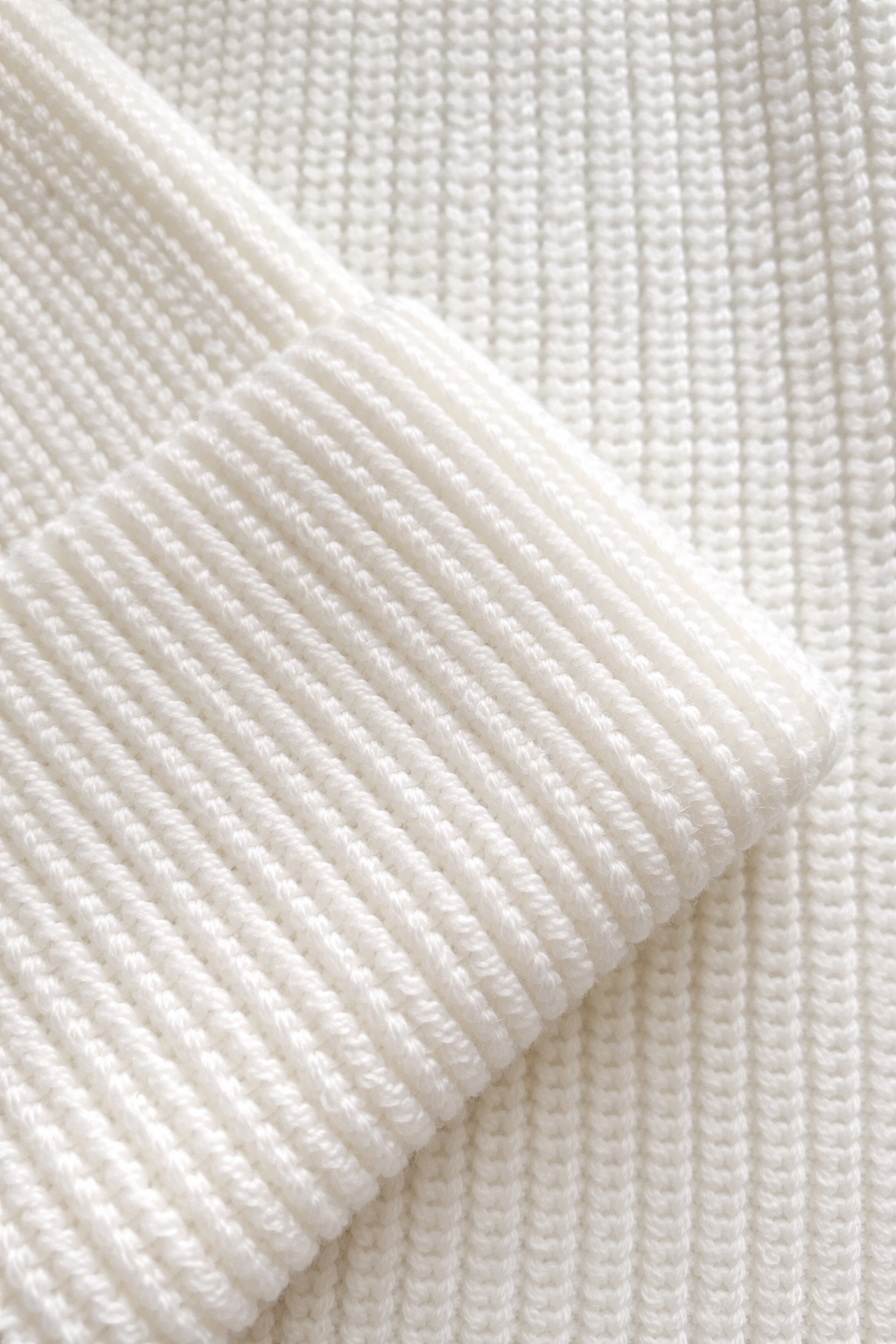 Merino Wool Knit Marina Blanche