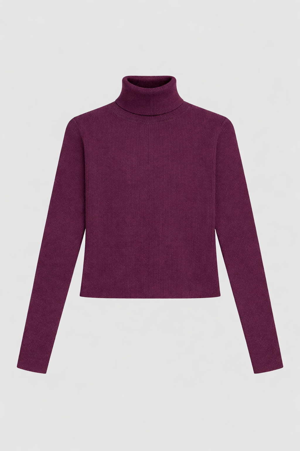 Colette Casein Rib High-Neck Marina Blanche