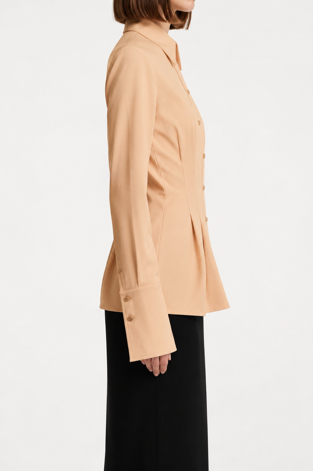Classic Tailored Shirt Marina Blanche