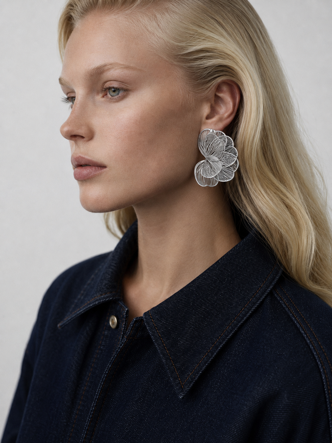 Earring Marina Blanche