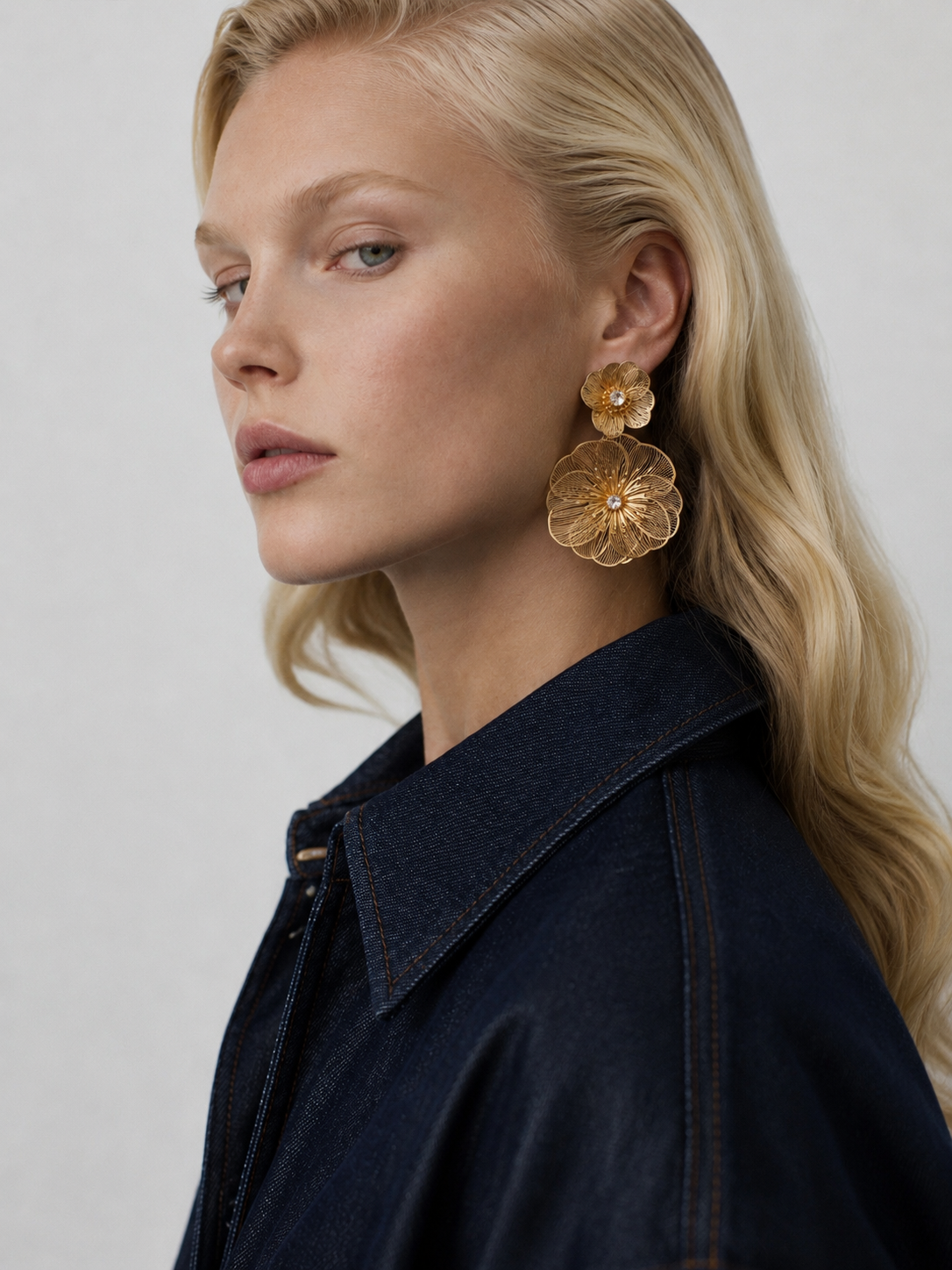 Earring Marina Blanche
