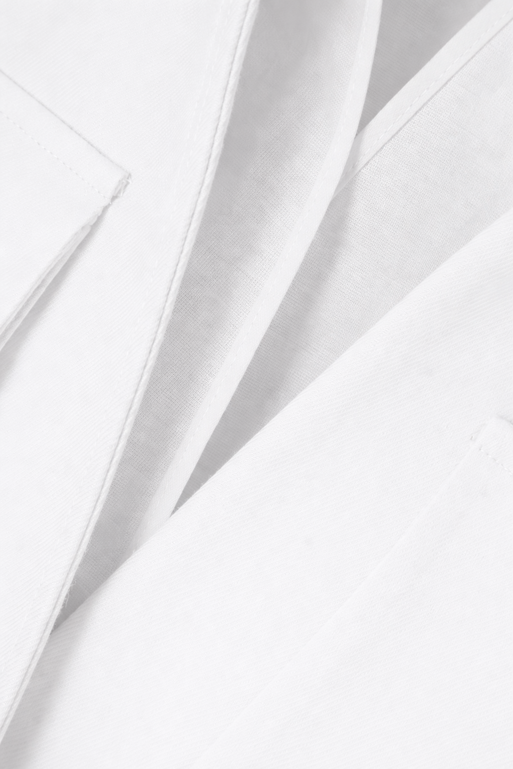 Linen-Wool Blend Vest with Silk Lining Marina Blanche