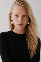 Tiffany Pearl Drop Grand Earring Marina Blanche