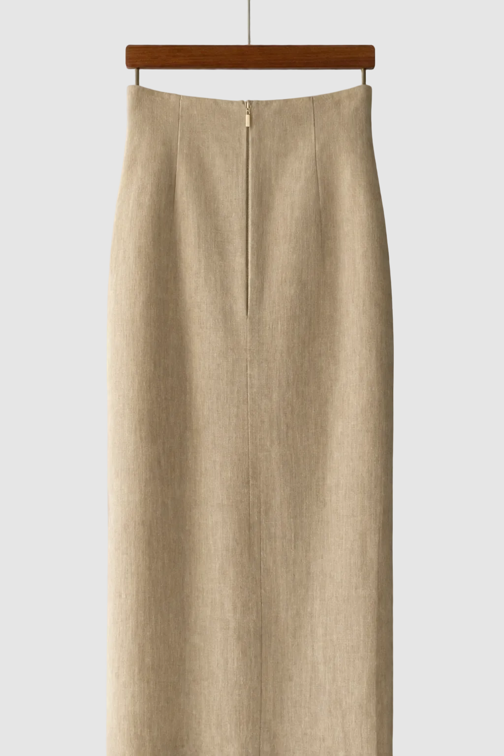 Linen Maxi Skirt – Été Marina Blanche
