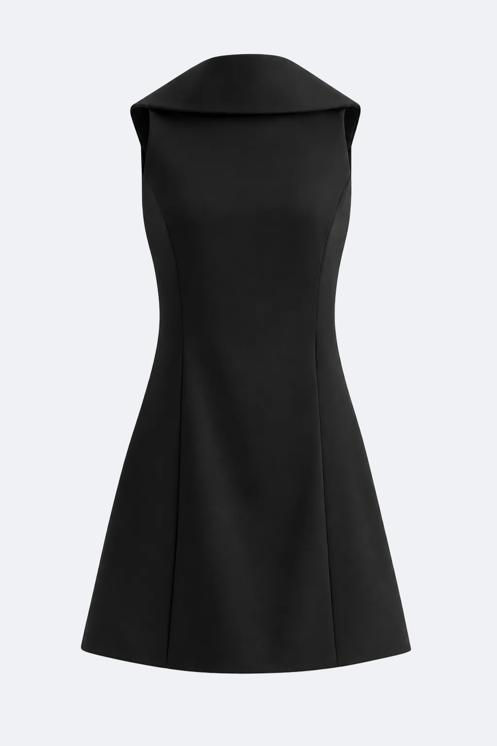 Sculpted Off-Shoulder V-back Dress Marina Blanche
