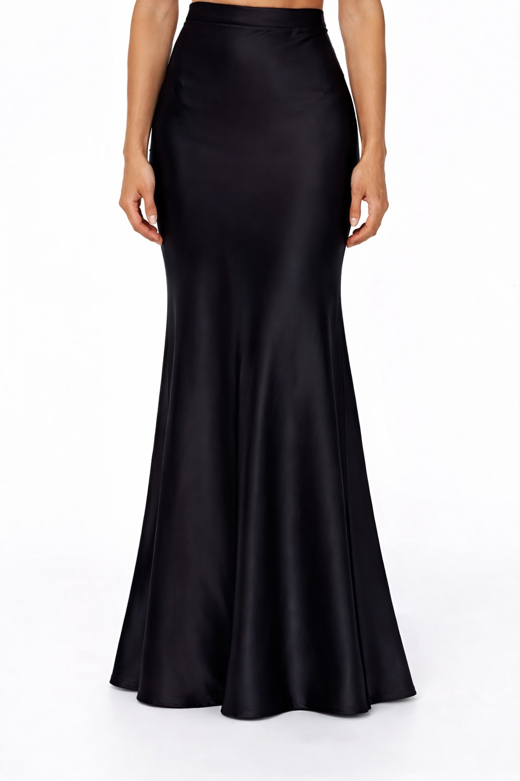 Luisa Satin Maxi Skirt