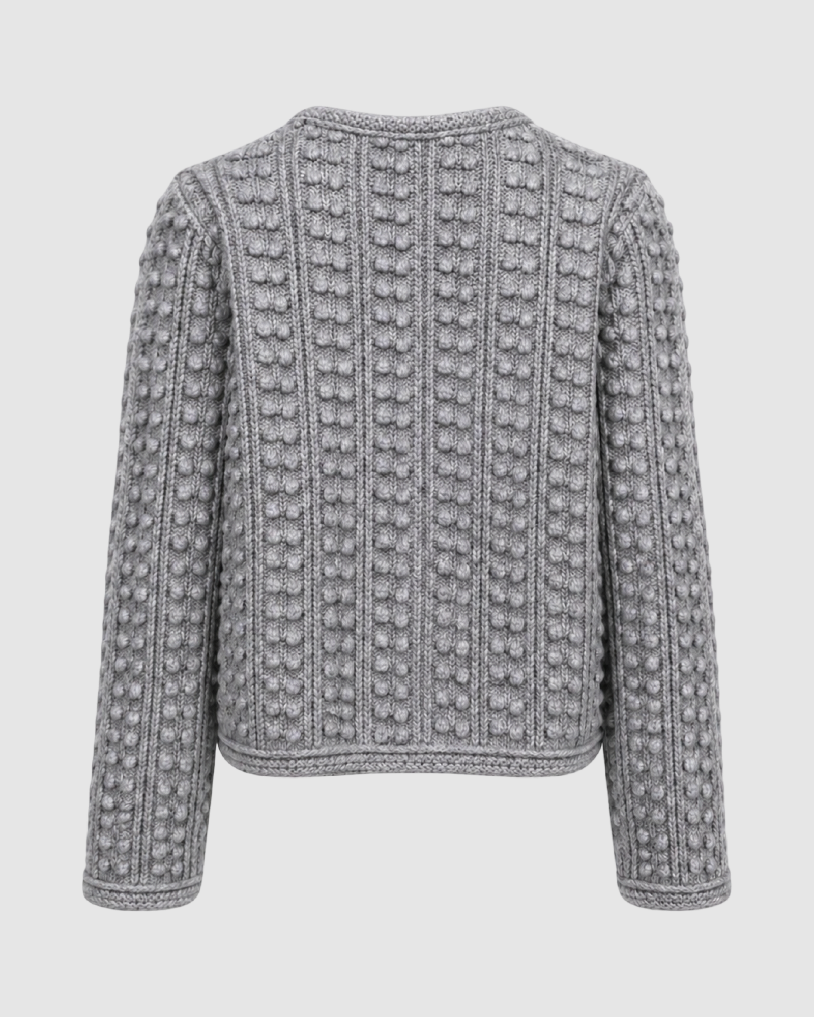 Jacket in Cashmere and Silk Marina Blanche