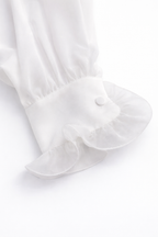 Silk Shirt with Ruffle